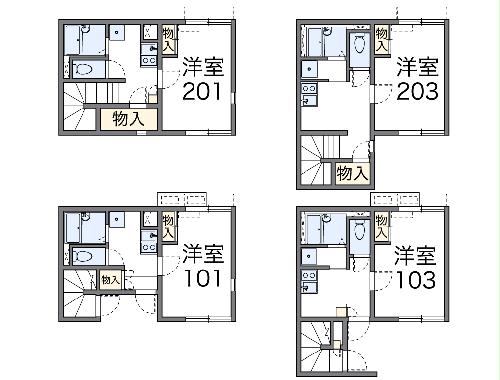 レオネクスト松蔭の間取り