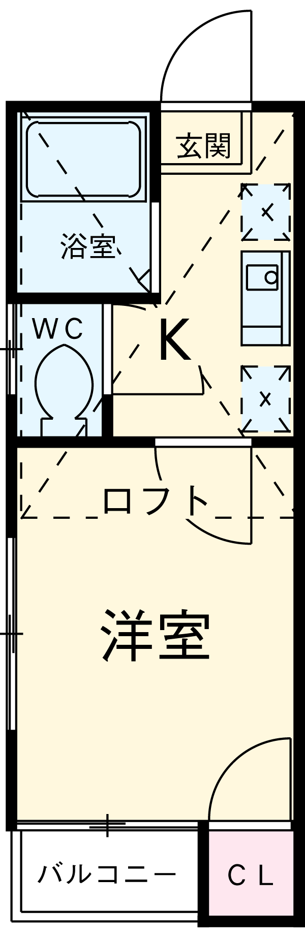 プランドール名楽の間取り