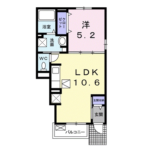 グランツⅡの間取り