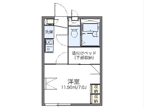 レオパレス常盤町の間取り