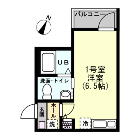 エプコット阪東橋の間取り