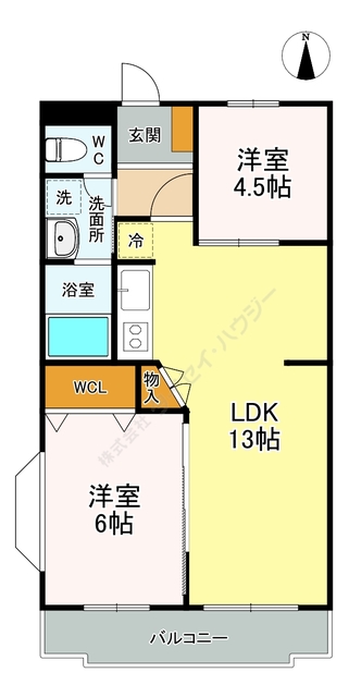 エスポワール紫海の間取り