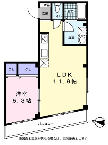 メゾンリヴァージュの間取り