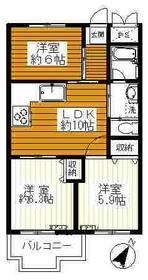 第3シャルム西馬込の間取り