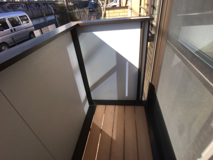 12/22 バルコニー