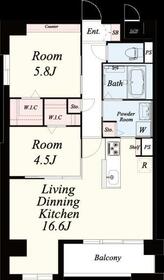 レガリア新宮の間取り