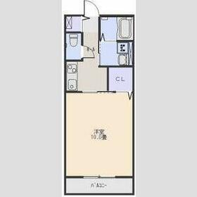 グレーシア中郷Aの間取り