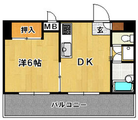 ロマネスク平尾第2の間取り