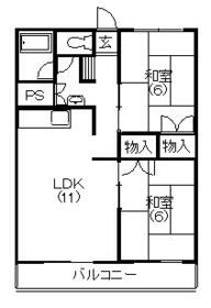 ビレッタ蜆塚Sの間取り