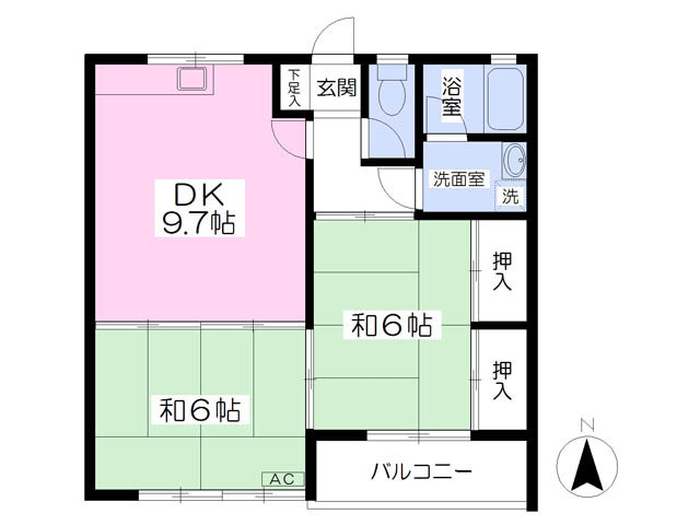 サンハイツ斉藤の間取り