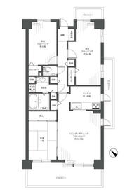 ビーコンヒル能見台センターヒルD棟の間取り