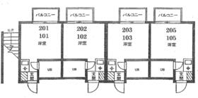 島田ハイツⅡの間取り