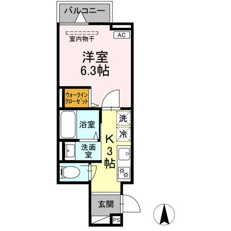 セレスティア関原の間取り