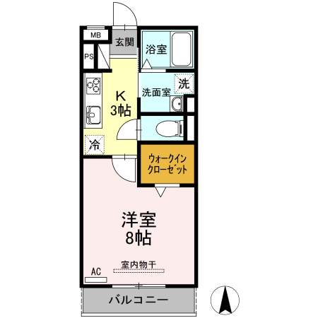 プロスペリテ美園の間取り