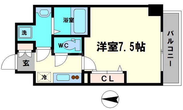 レグルス緑橋の間取り