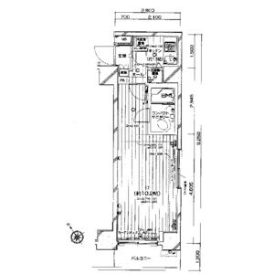 パレステュディオ南青山の間取り