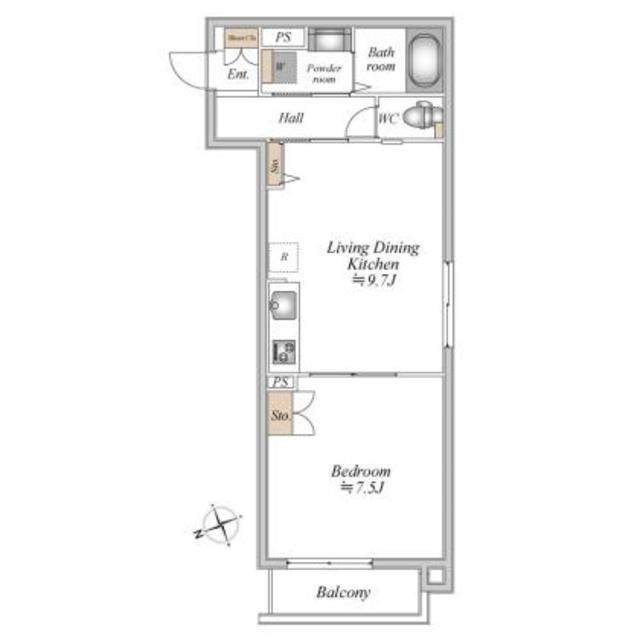 ザ・フォレスト立川の間取り