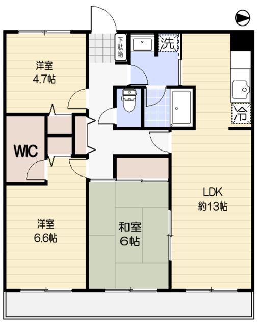 ウッディー遠藤の間取り
