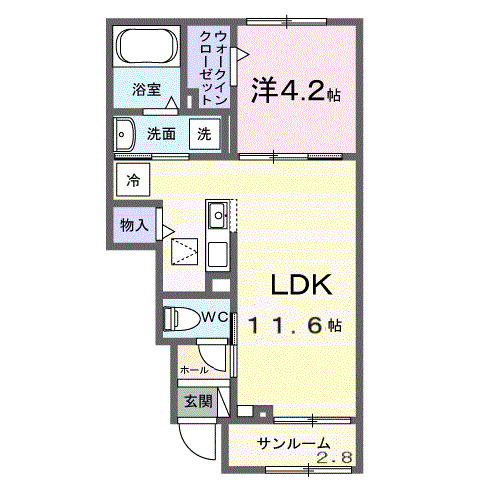 城南さくらの間取り