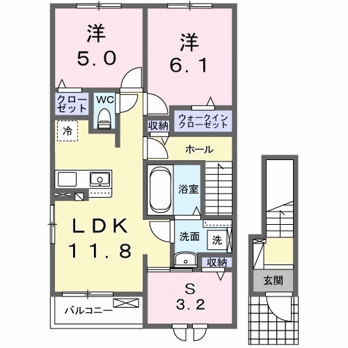 グランルッソの間取り