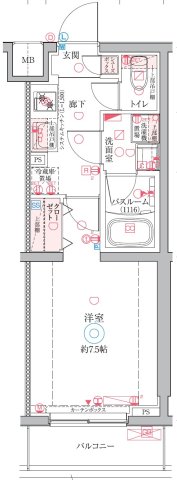 クレヴィスタ高砂の間取り