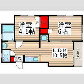 サンハウス今井Aの間取り