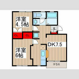 サンハウス今井Aの間取り