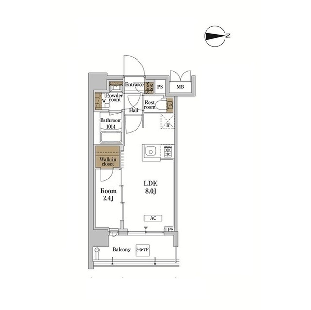 RJRプレシア蒲田の間取り