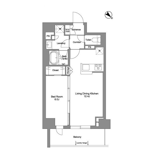 泉町の完工年月(2025年2月)築の賃貸マンションの間取り