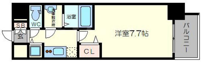 ポルト・ボヌール塚本の間取り