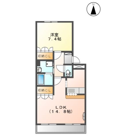 フローラルコート大高の間取り