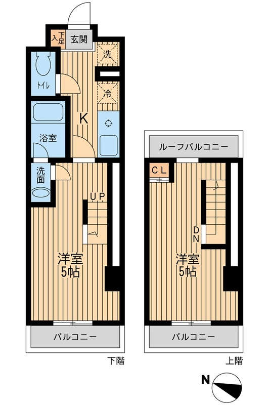 ユニフォート目黒中町・0604号室の間取り