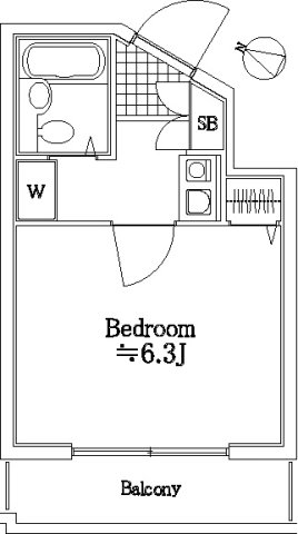 ベルエール代田の間取り