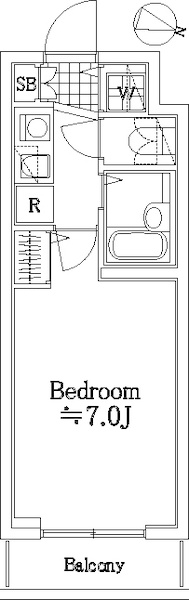 バージュアル横濱妙蓮寺の間取り