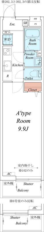 リブリ・英2の間取り