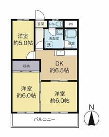 第二マンションろくべいの間取り