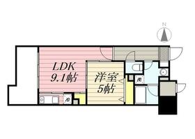 キルンズ博多駅南の間取り