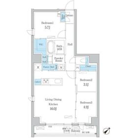 デュオフラッツ板橋大山の間取り