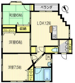 長谷場マンションの間取り