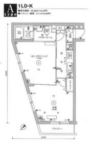 スカイコート品川パークサイドⅢの間取り