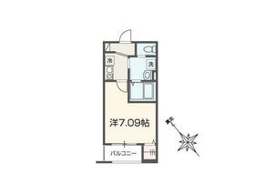 MELDIA大袋の間取り