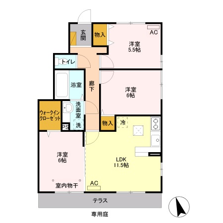 WIT 古河の間取り