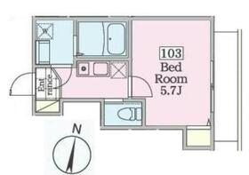 エクレール鴨居Ⅱの間取り