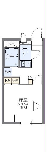 レオパレススティル インパクトの間取り
