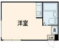 クロノス北烏山・205号室の間取り