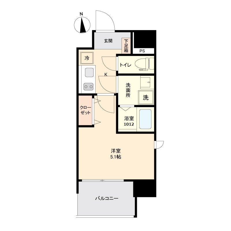 Live Casa 姪浜の間取り