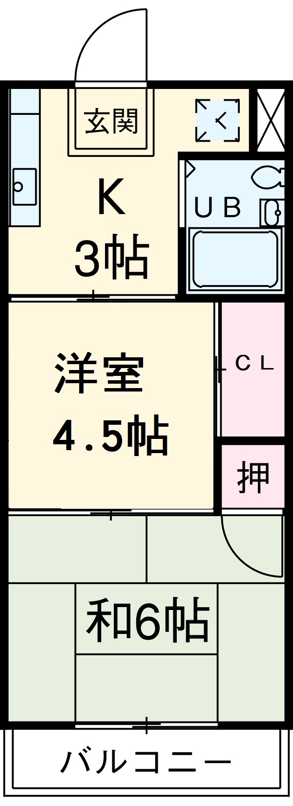 玄武堂ビルの間取り