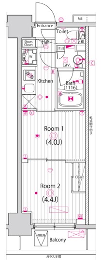 ガーラ・ステーション川崎平間の間取り