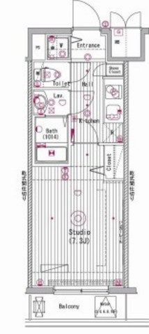 グランド・ガーラ新横浜Southの間取り