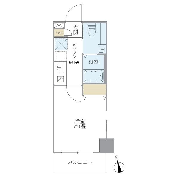 J-Cloud横浜鶴見の間取り